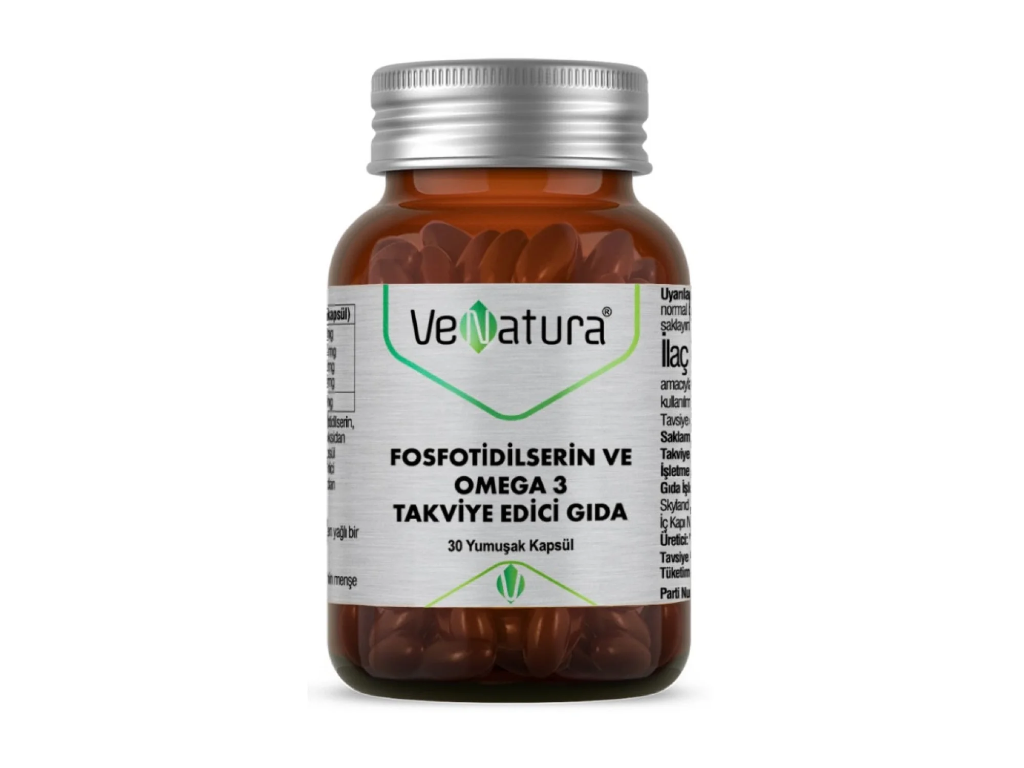 Venatura Fosfotidilserin ve Omega-3 30 Yumuşak Kapsül
