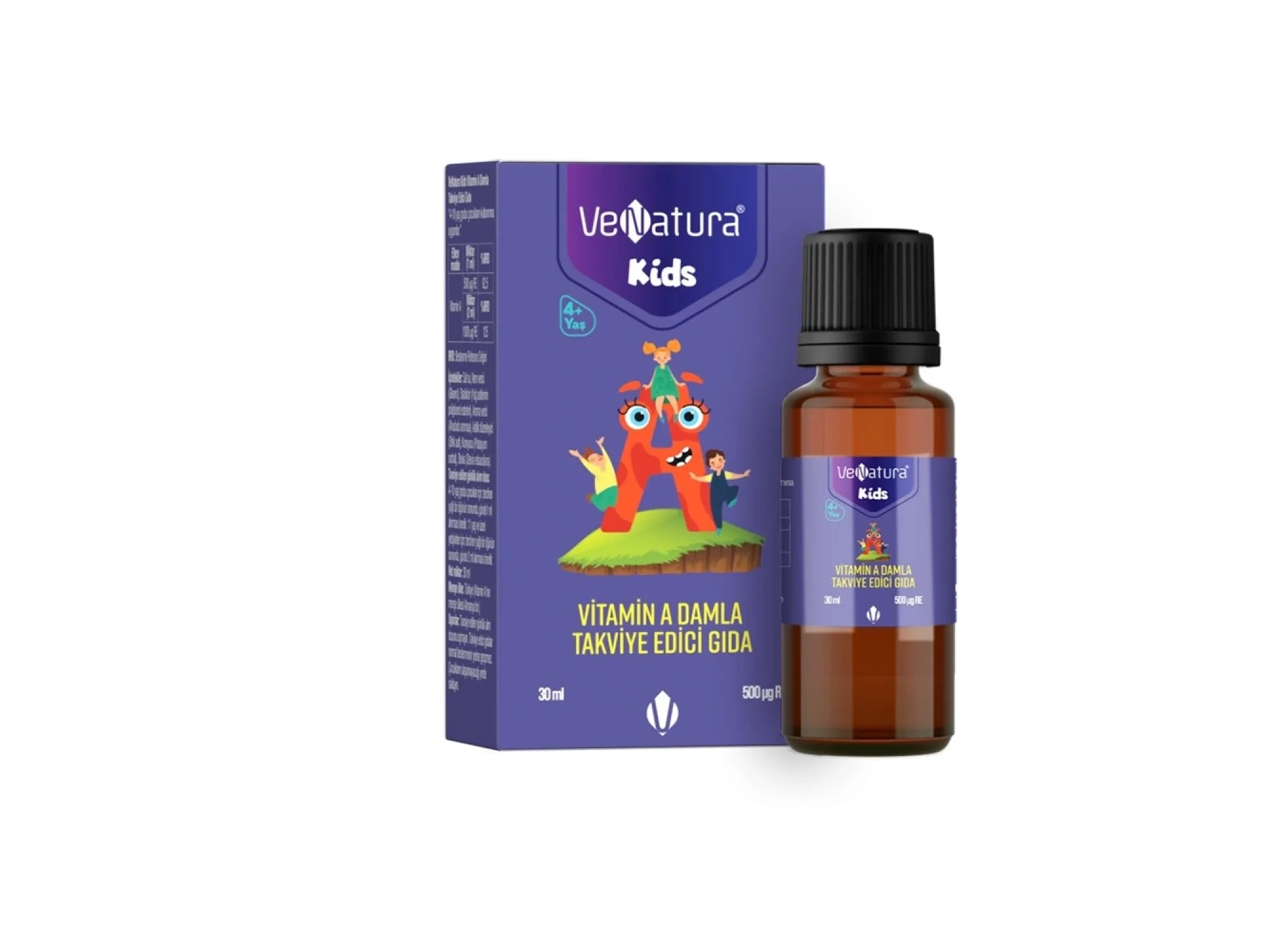 VeNatura Kids Vitamin A Damla Takviye Edici Gıda 30 ml