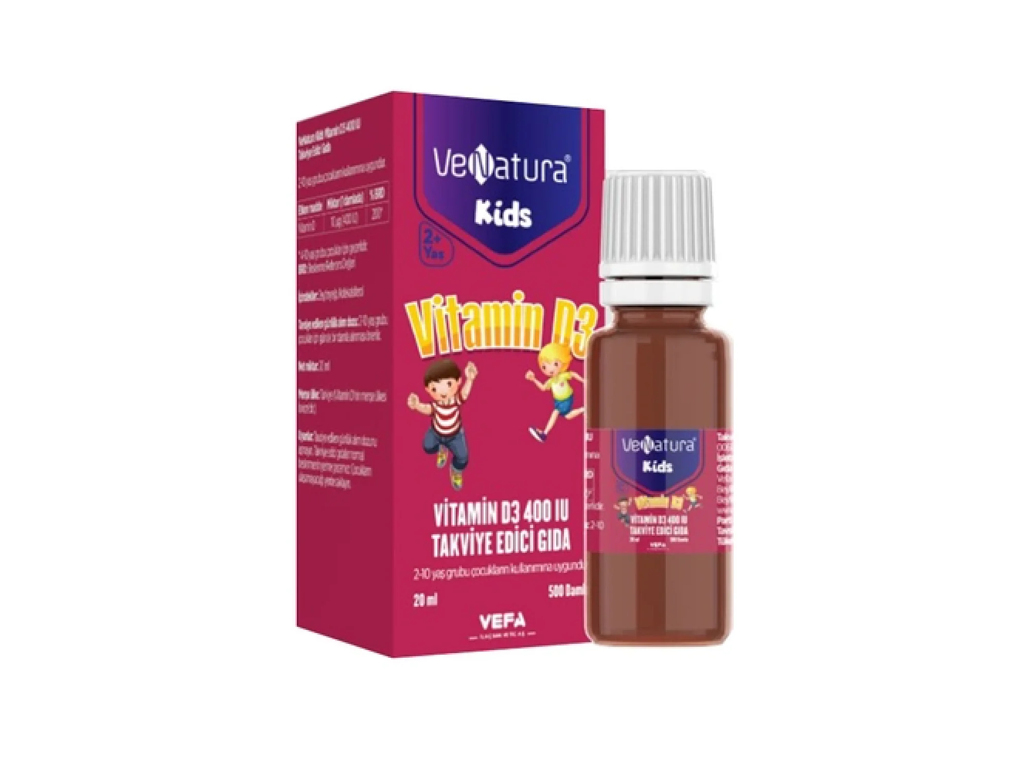 Venatura Kids Vitamin D3 Damla 20 ml