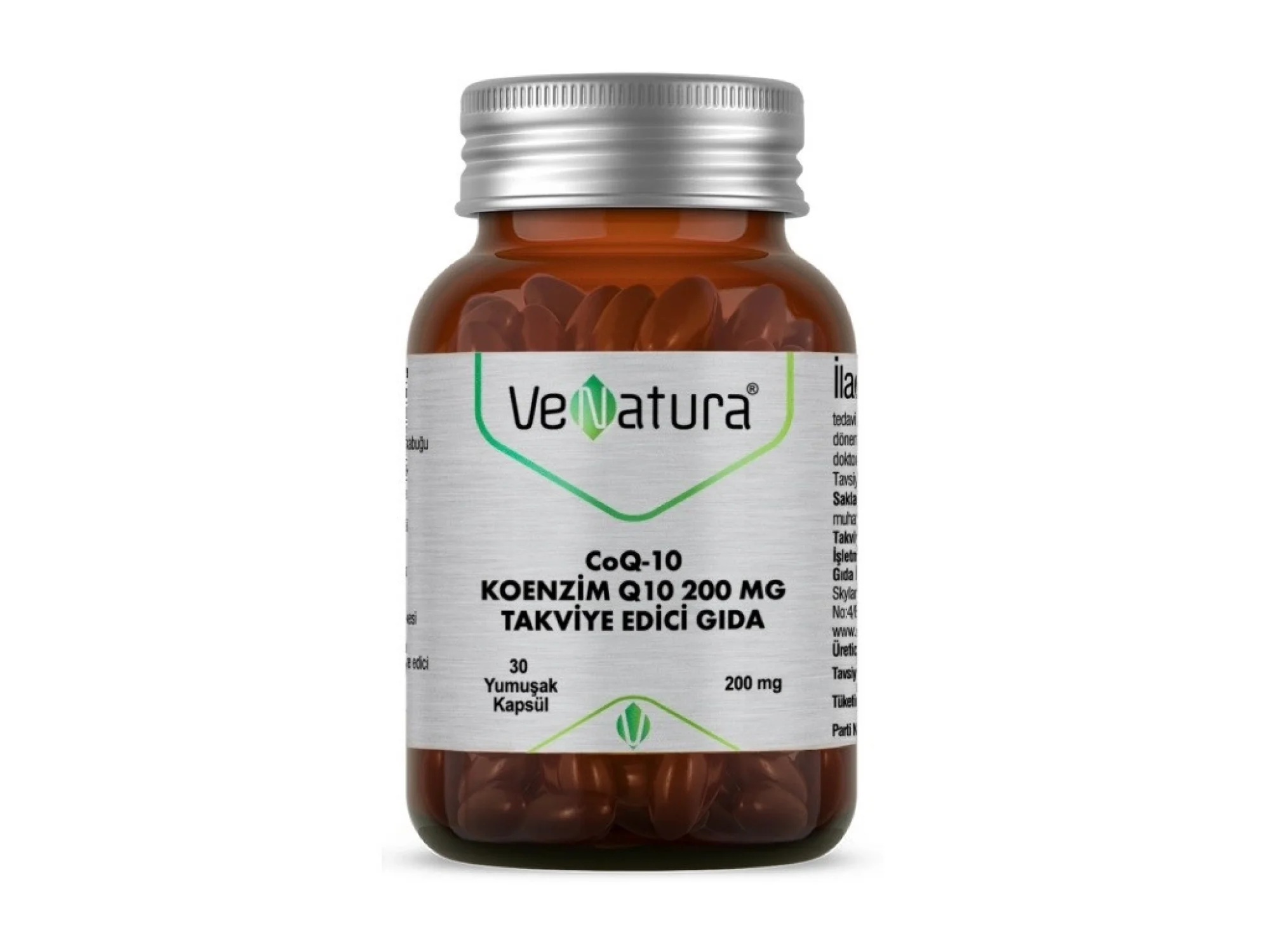 Venatura Koenzim Q10 200 mg 30 Kapsül
