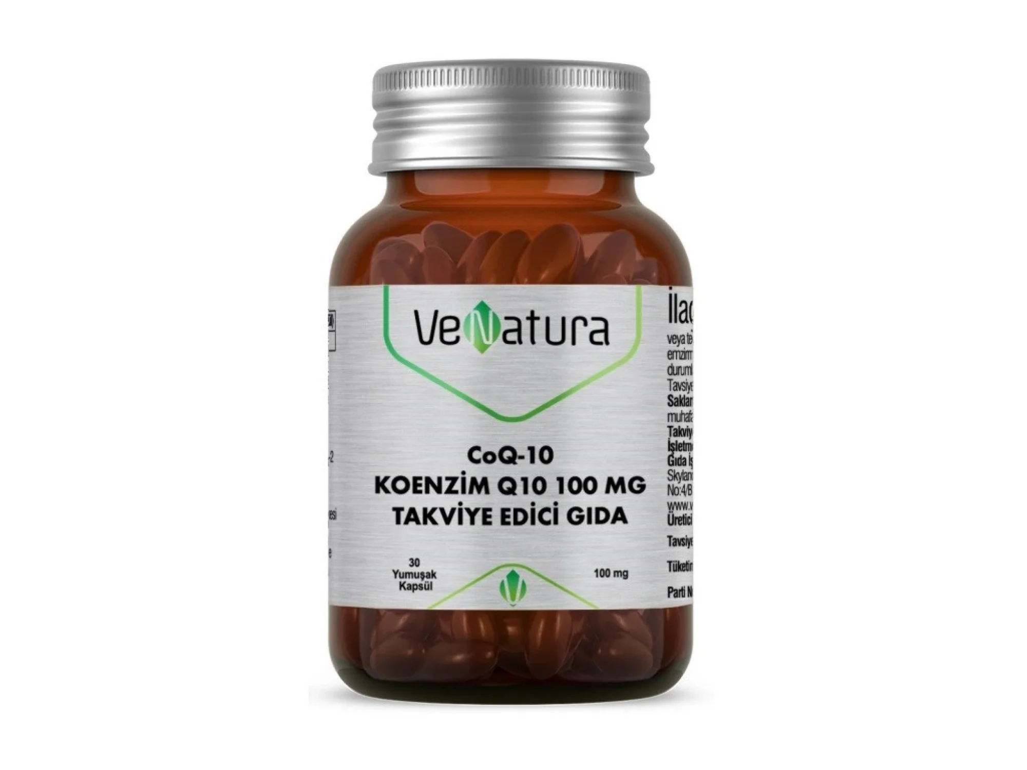 Venatura Koenzim Q10 30 Yumuşak Kapsül