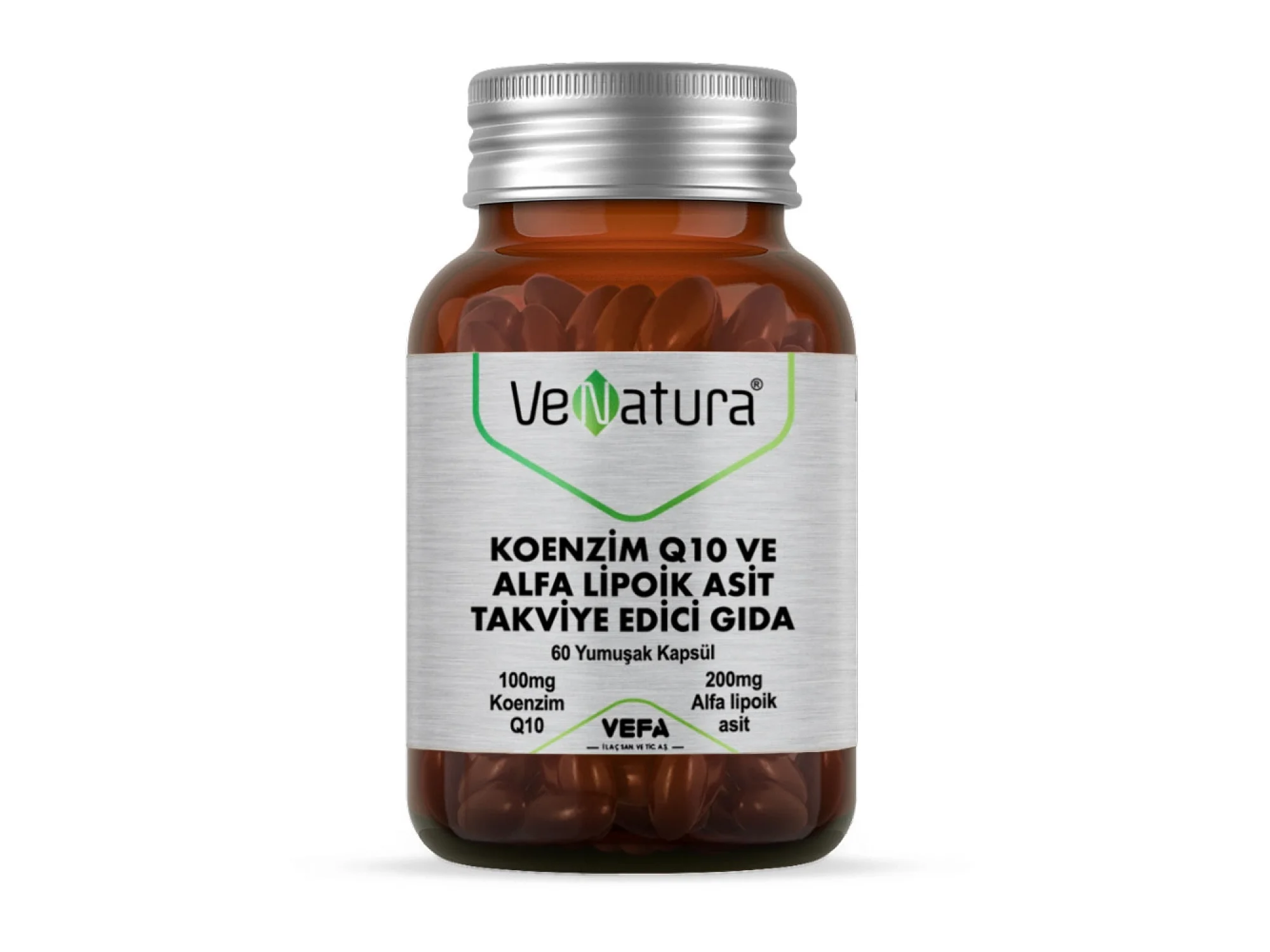 Venatura Koenzim Q10  Alfa Lipoik Asit 60 Kapsül