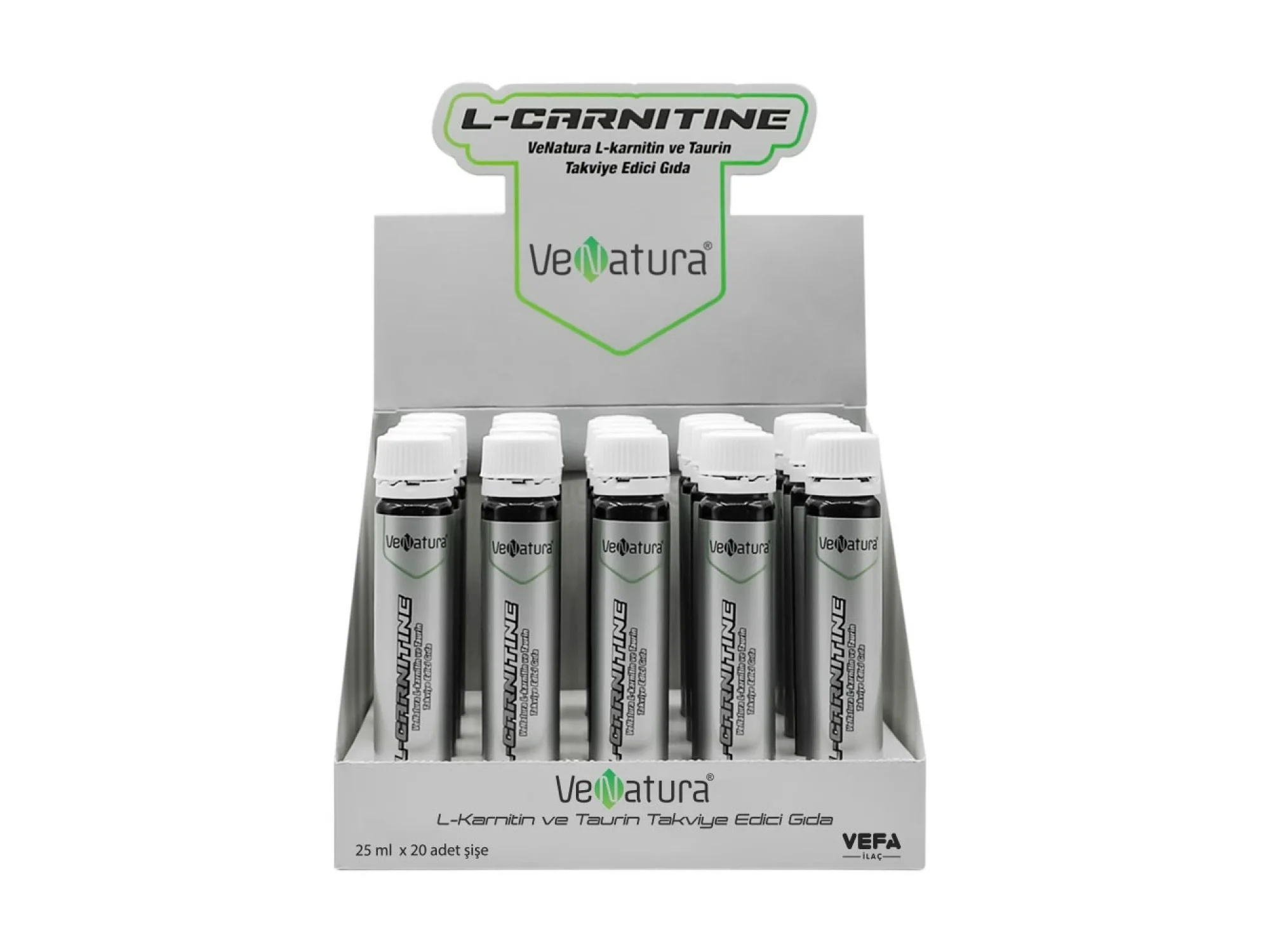 Venatura L-Carnitine ve Taurin 25 ml x 20 Şişe