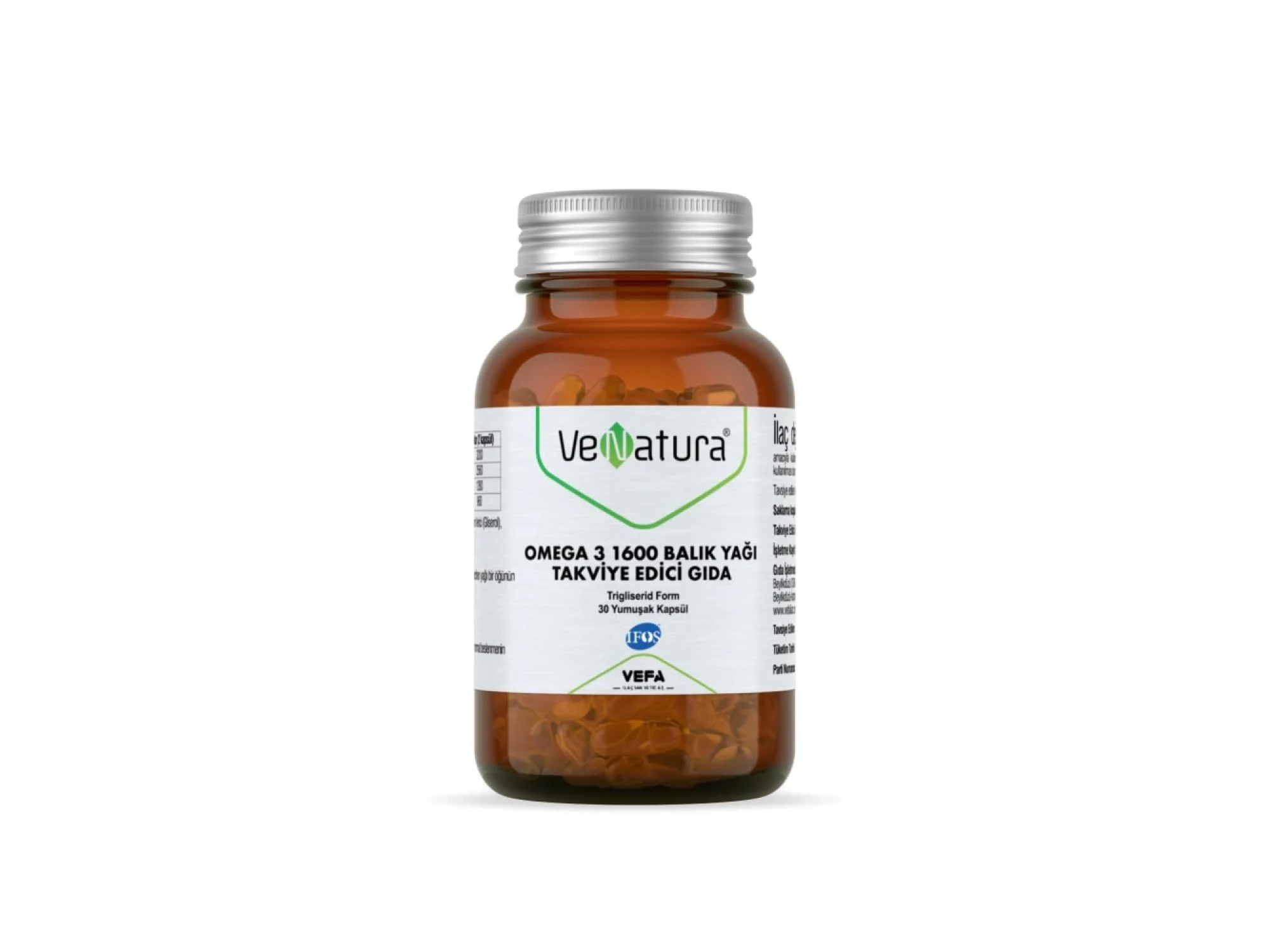Venatura Omega-3 1600 mg 30 Kapsül