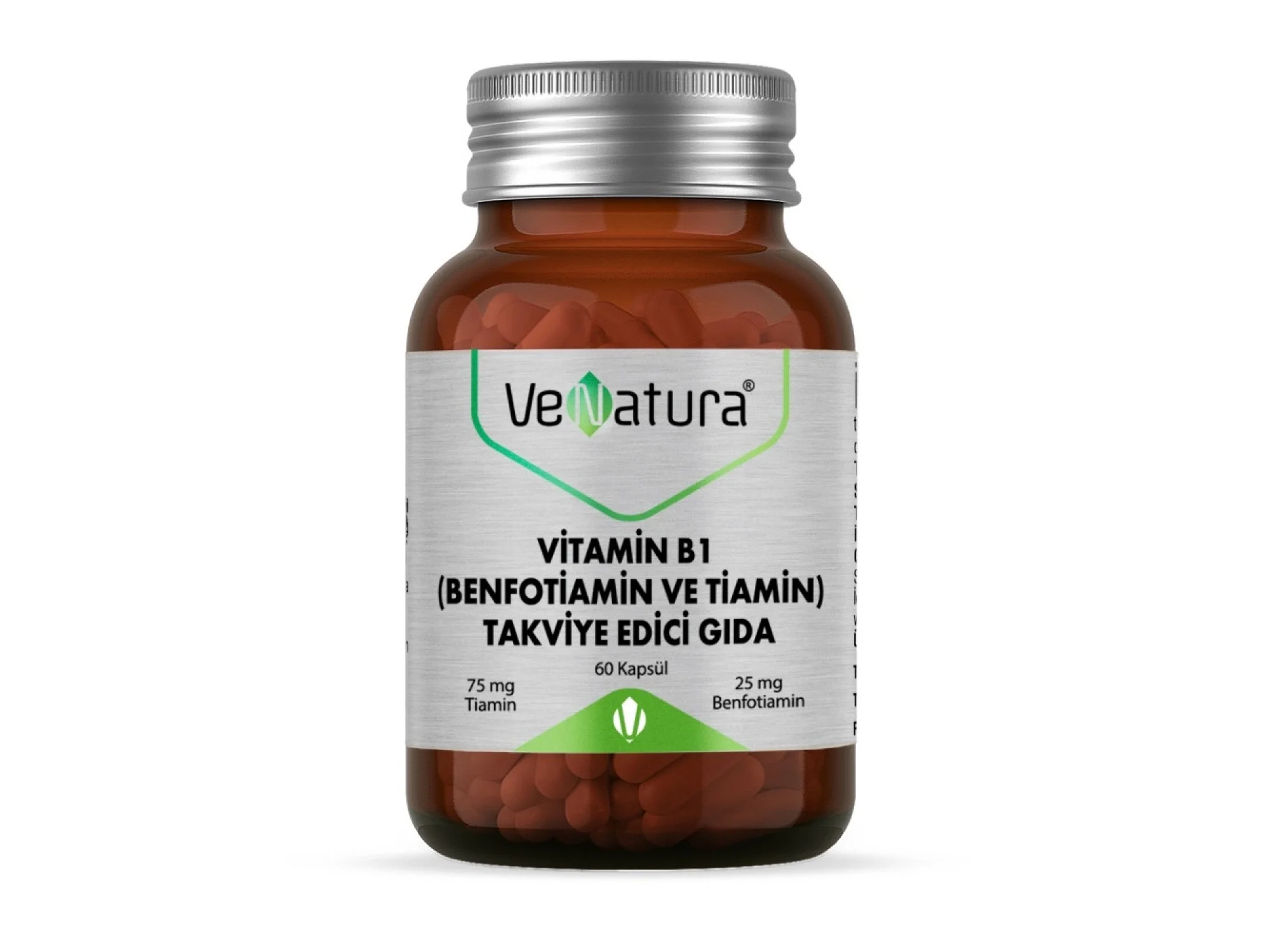 Venatura Vitamin B1 (BENFOTIAMIN VE TIAMIN ) 60 Kapsül