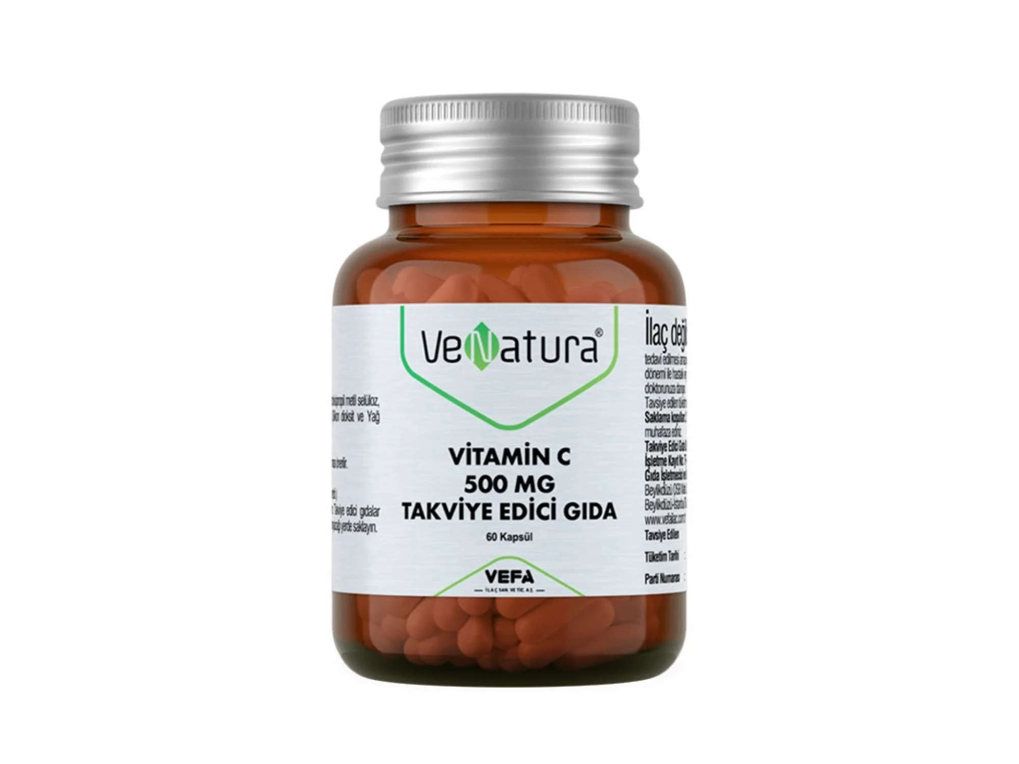 Venatura Vitamin C 500 mg 60 Kapsül