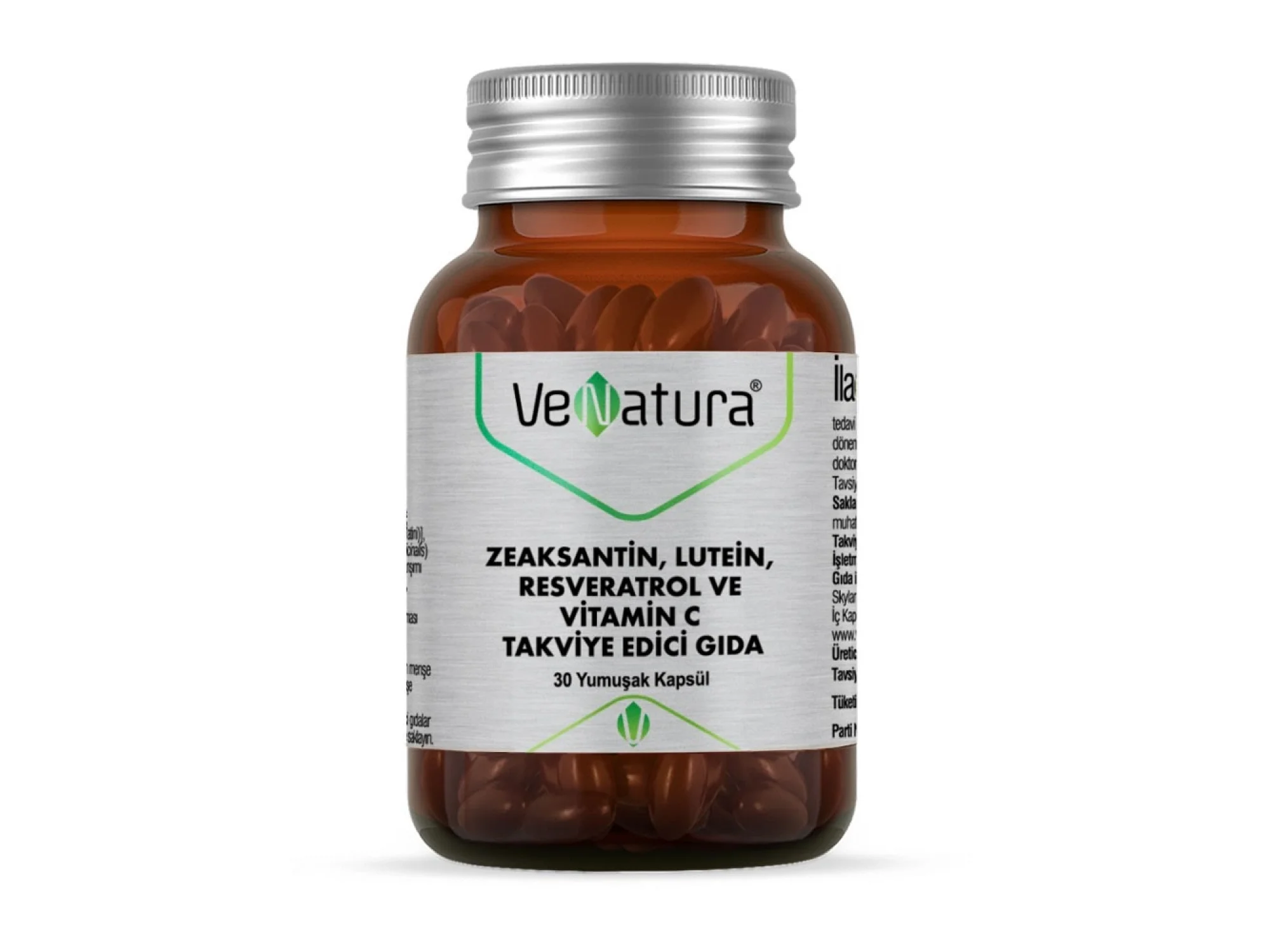 Venatura Zeaksantin Lutein Resveratrol Vitamin C 30 Kapsül