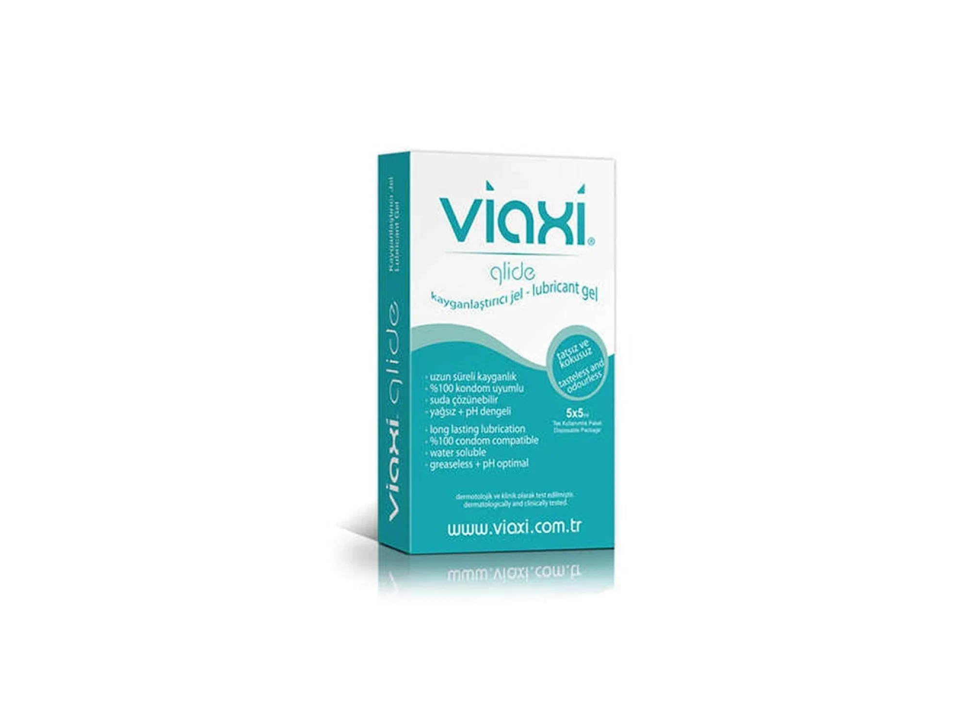 Viaxi Glide Kayganlaştırıcı Jel Sade 5 x 5 ml