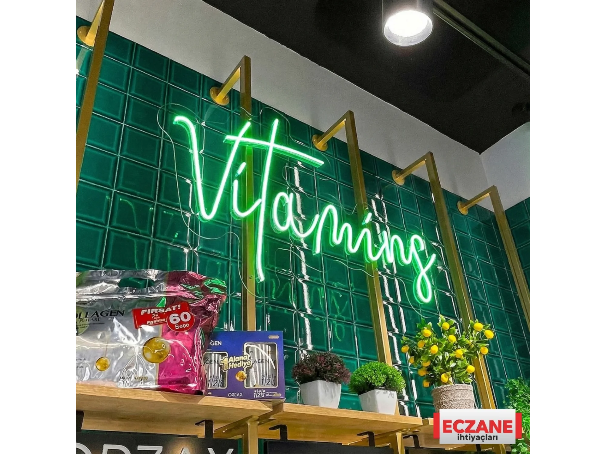 Vitamins led neon tabela