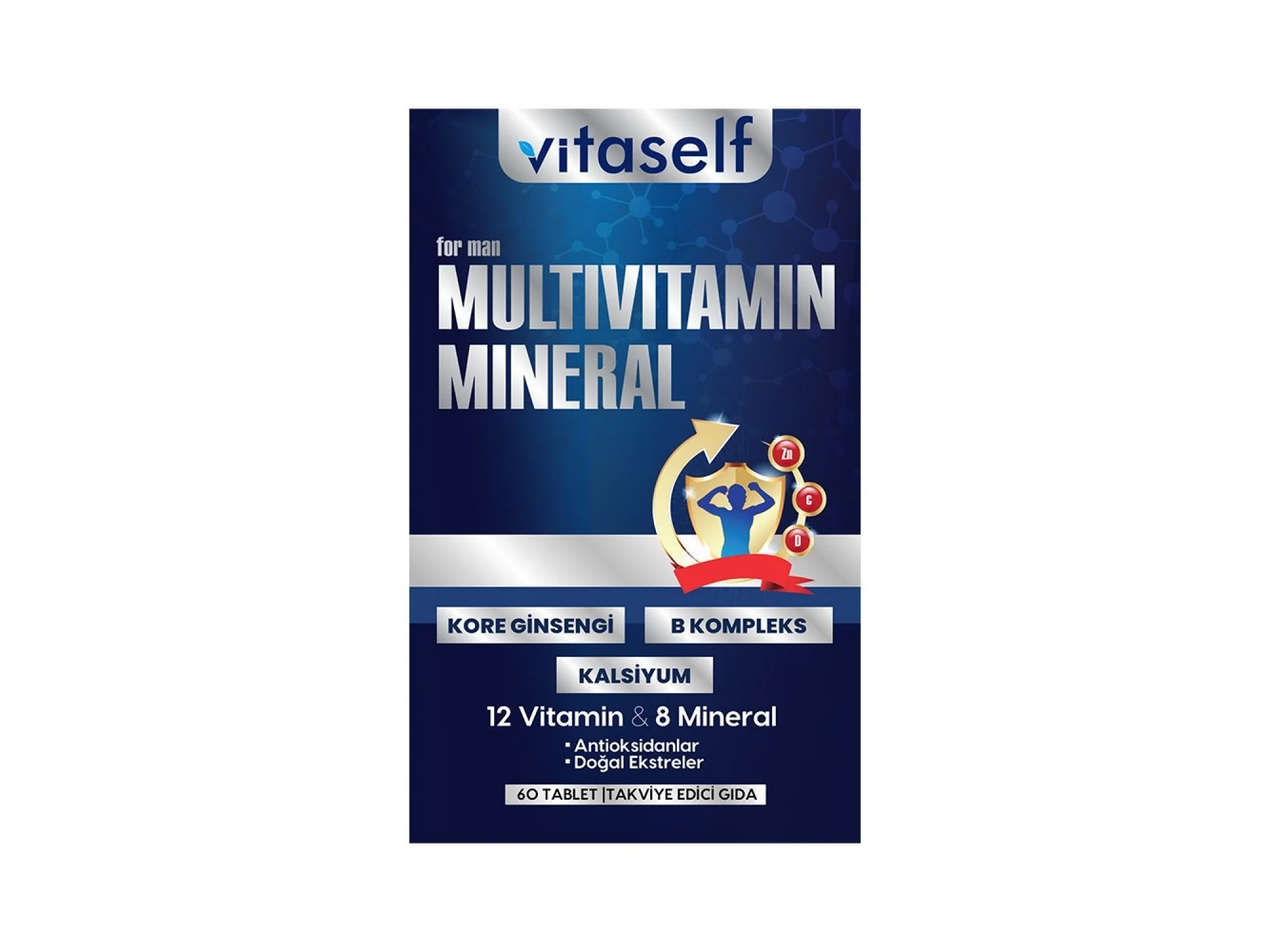 Vitaself Multivitamin For Man 60 Tablet