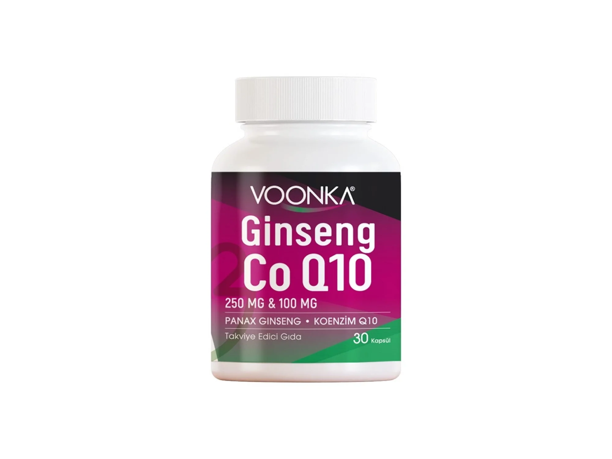Voonka Ginseng Coenzyme Q10 30 Kapsül