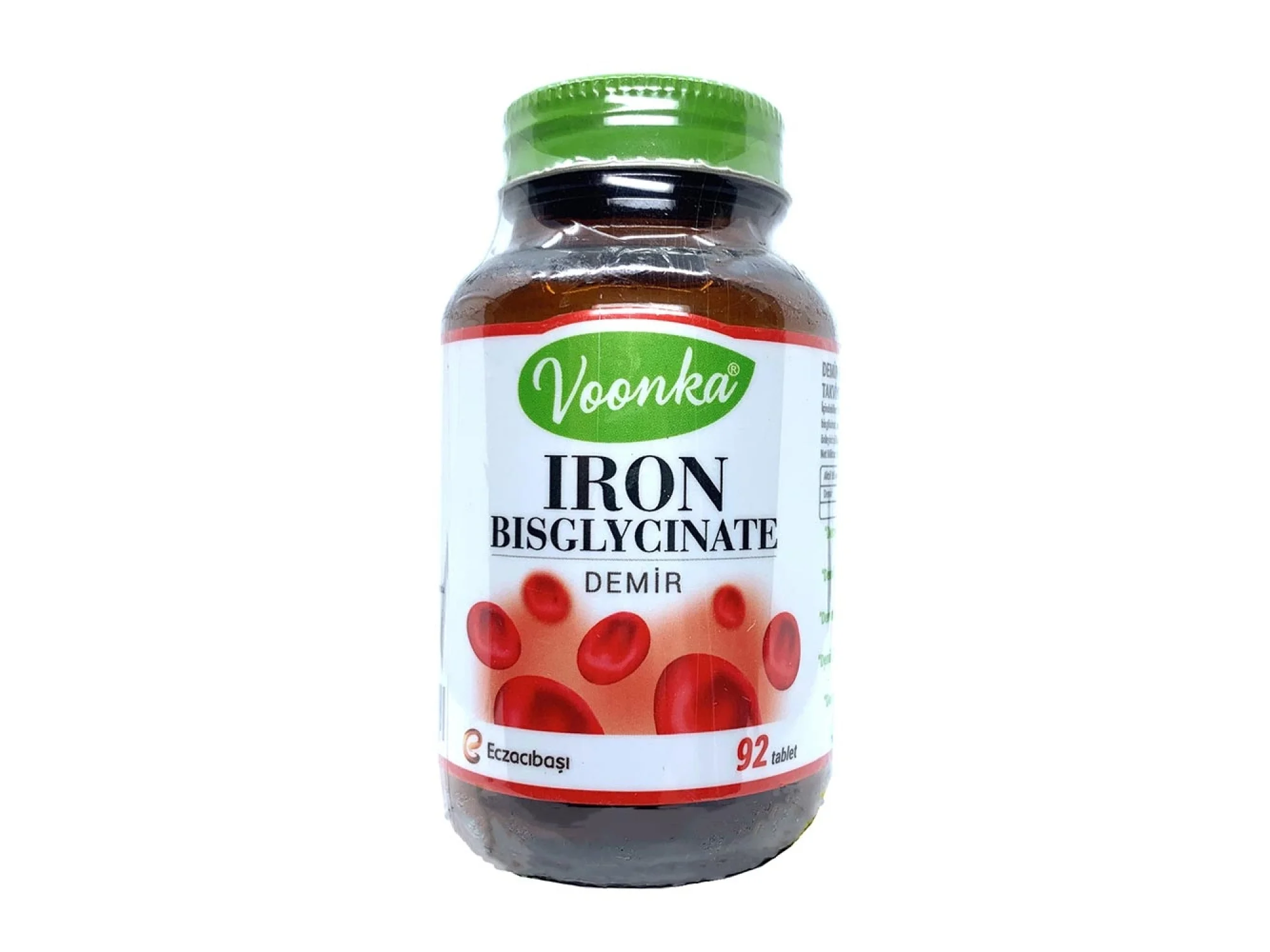 Voonka Iron Bisglycinate 90 Kapsül