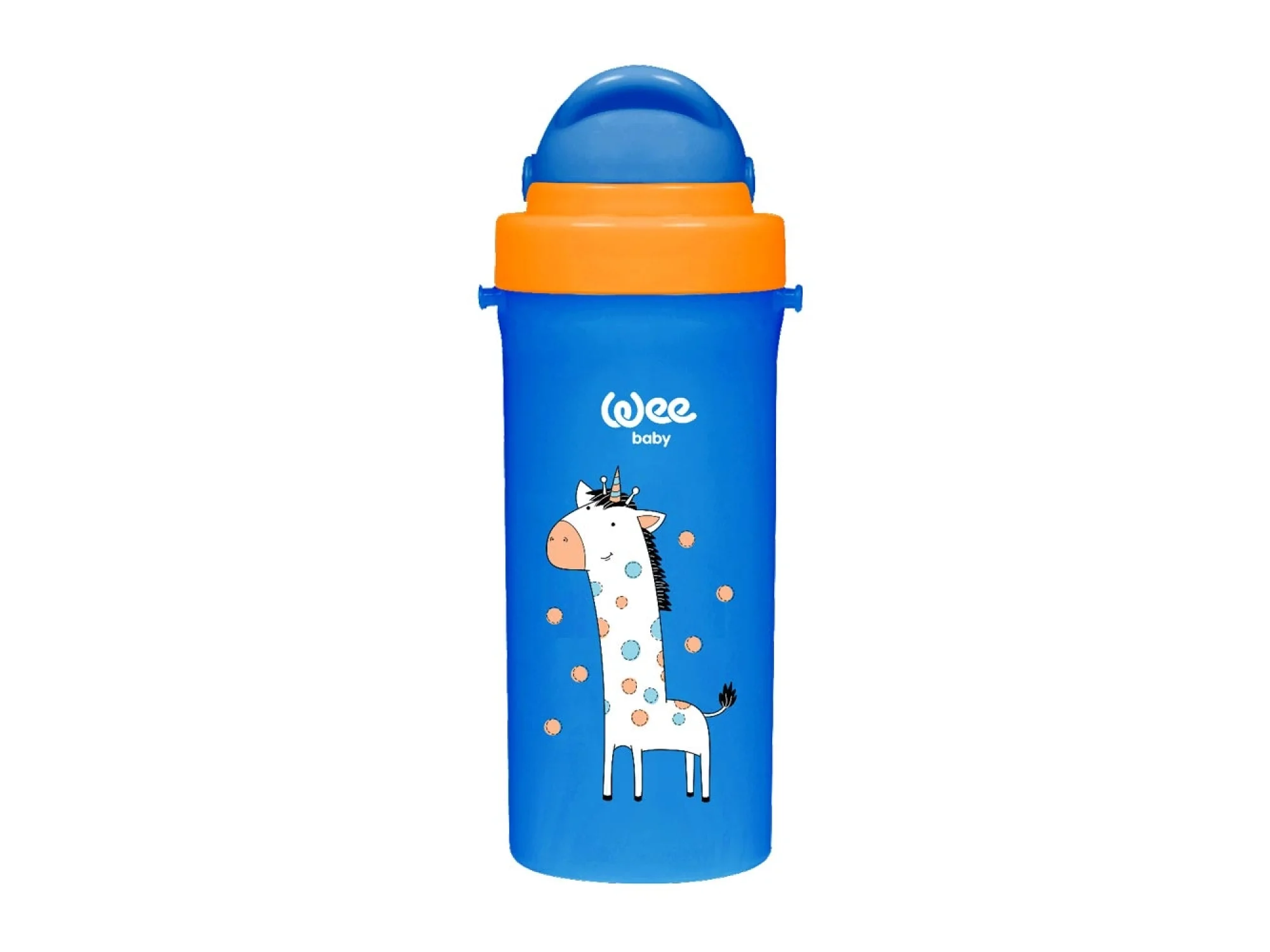 Wee Baby 896 Pipetli Bardak - Mavi