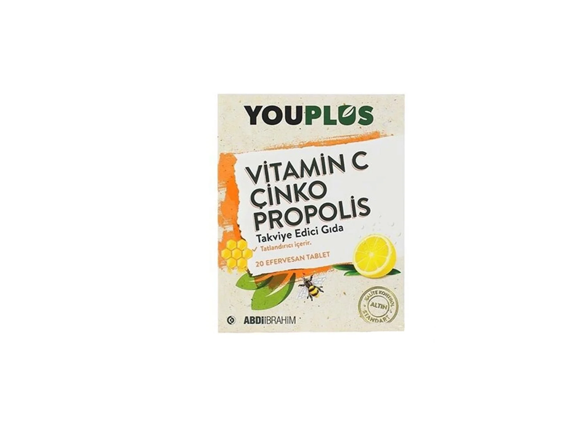Youplus Vitamin C Çinko Propolis 20 Efervesan Tablet