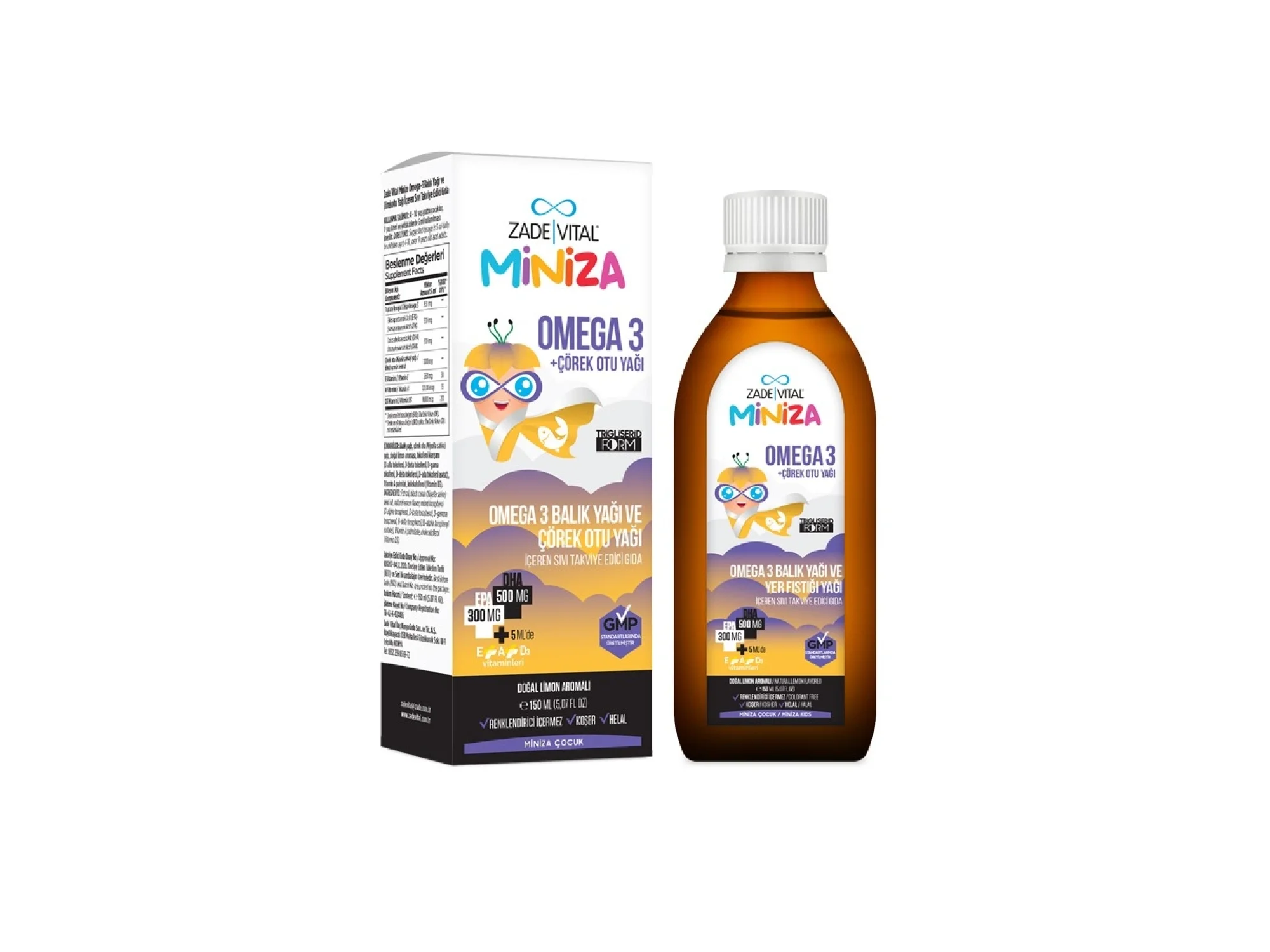 Zade Vital Omega + Çörek Otu Yağı 150 ml