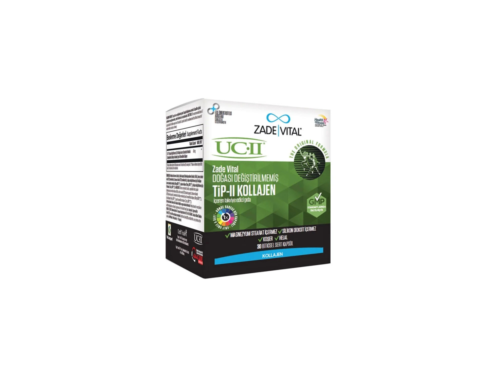 Zade Vital UC-II Tip-II Kolajen 30 Kapsül