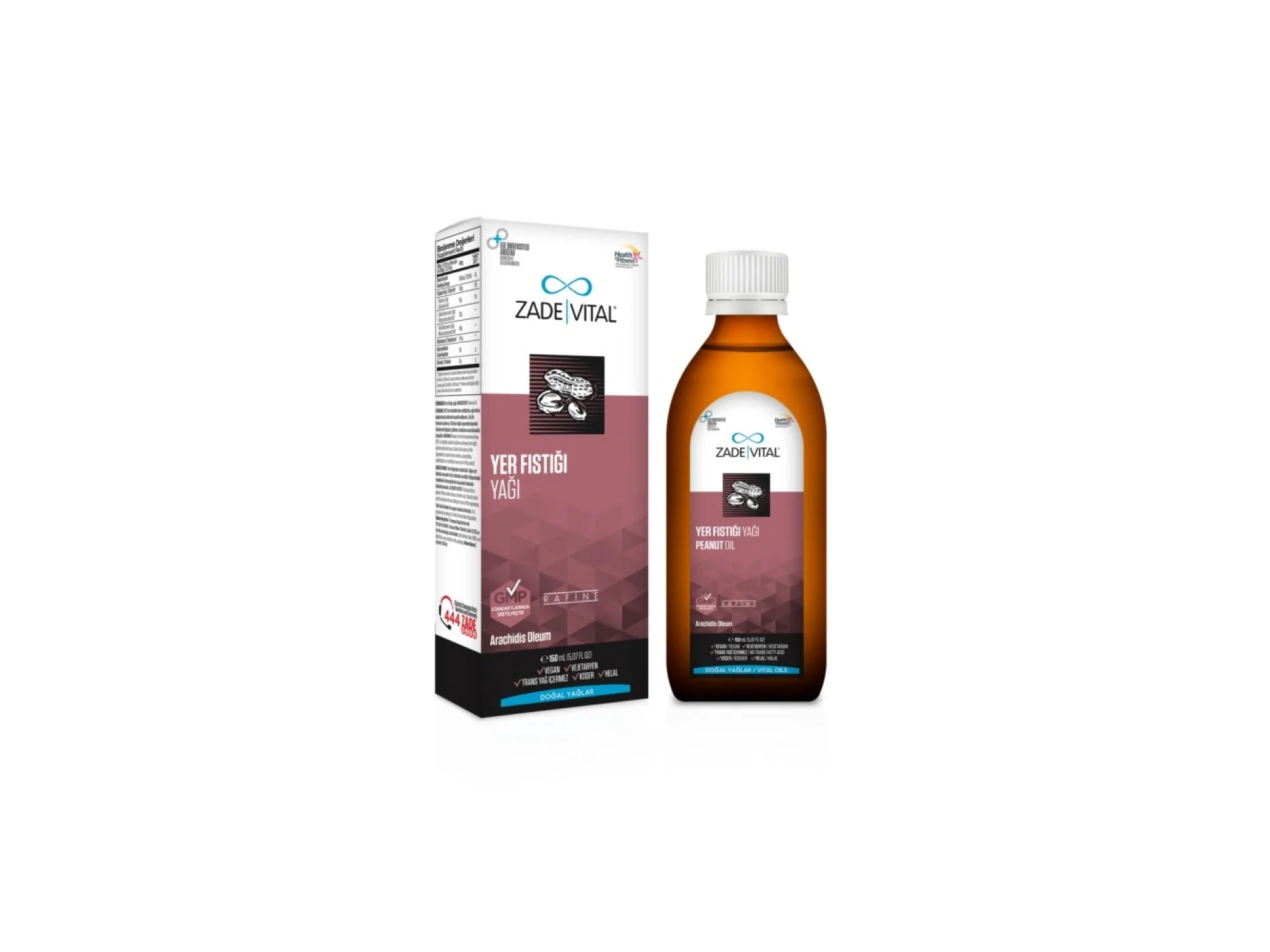 Zade Vital Yer Fıstığı Yağı 150 ml