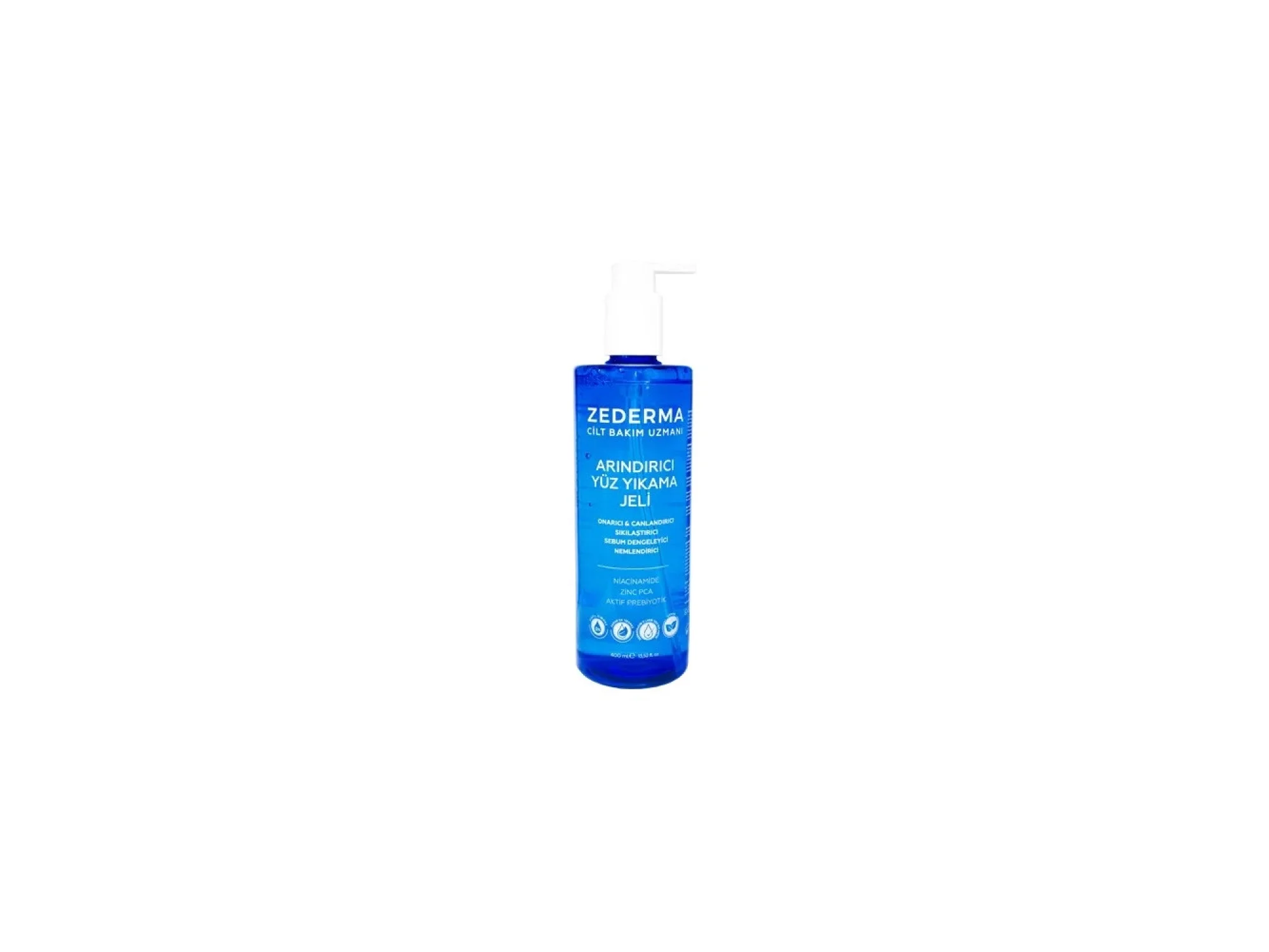 Zederma Arındırıcı Yüz Yıkama Jeli Yağlı Akne Eğilimli ve Hassas Ciltler İçin 400 ml