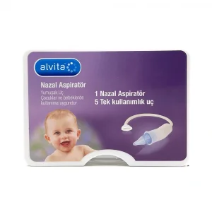 Alvita Nazal Aspiratör ve Yedek Uç 5li