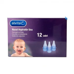 Alvita Nazal Aspiratör Yedek Uç 12li