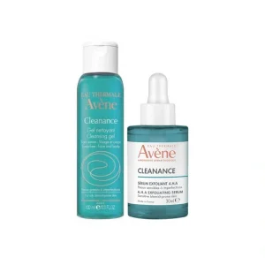 Avène Cleanance Yağlı ve Düzensiz Ciltlere Özel Bakım Kiti - Serum 30 ml + Temizleme Jeli 100 ml