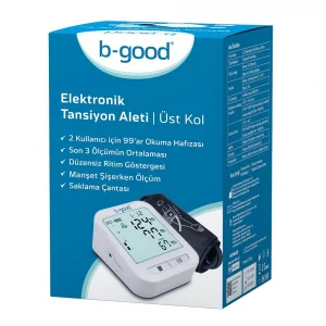 B-Good Tansiyon Aleti Geniş Ekran Hafizalı Rak-269