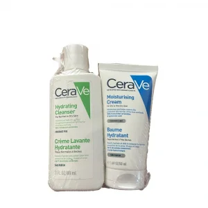 Cerave Set - Hydrating Cleanser 88 ml + Moisturising Cream 50 ml
