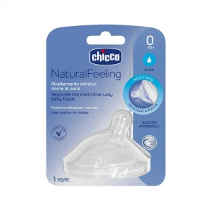 Chicco Natural Feeling Biberon Emziği 0 Ay+ Tekli