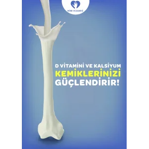 D Vitaminni - Kalsiyum Afiş & Poster