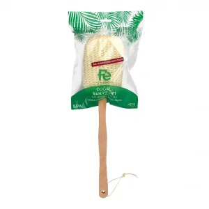 Fe Loofah Ahşap Saplı Sırt Masaj Bandı FEFU119