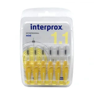 Interprox Interproximal Mini Arayüz Fırçası Sarı 1.1 mm 6 Adet