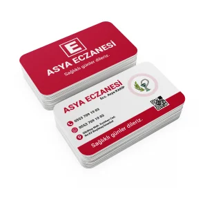 Kalın Gramajlı Eczane Kartvizit No:111 1000 Adet