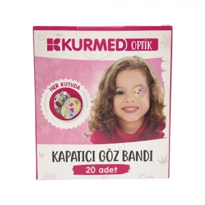 Kurmed Optik Çocuk Göz Pedi Kız 20 Adet