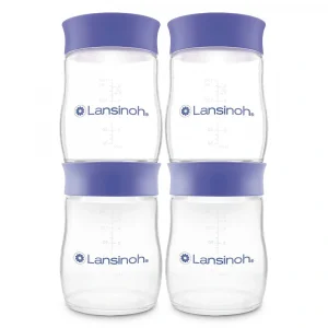 Lansinoh Anne Sütü Saklama Şişeleri 4lü 160 ml
