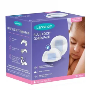 Lansinoh Blue Lock Göğüs Pedi 36lı