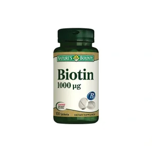 Natures Bounty Biotin 1000 ug 100 Tablet