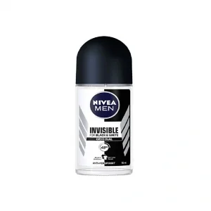 Nivea Black  White Invisible Roll-On For Men Original 50 ml