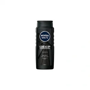 Nivea Men Deep Dimension 3 ü 1 Arada Vücut Saç ve Yüz İçin Pratik Kullanım Erkek Duş Jeli 500 ml