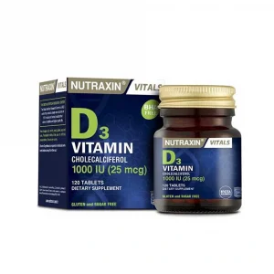Nutraxin Vitamin D3 1000 IU 120 Tablet