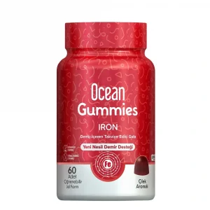 Ocean Gummies İron Demir 60 Çiğnenebilir Jel