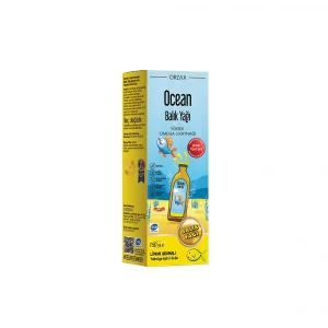 Ocean Omega 3 Limonlu Balik Yagi Surubu 150 ml