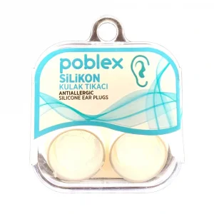 Poblex Silikon Kulak Tıkacı 2li