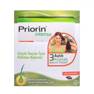 Priorin Intense Avantajlı Paket 120 + 60 Kapsül