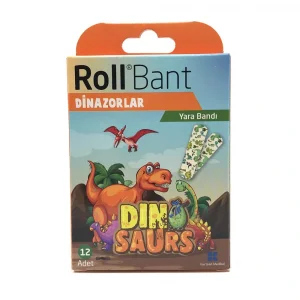 Roll Bant Yara Bandı Dinozorlar 12li
