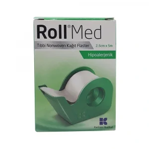 Roll Med Tıbbi Nonwoven Kağıt Flaster 2,5cm x 5m
