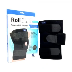 Roll Patella Destekli Ayarlanabilir Bedenli Cırtlı Dizlik