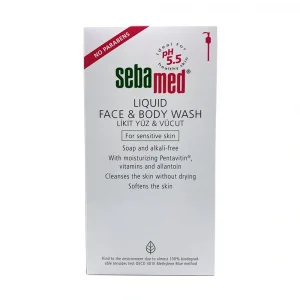 Sebamed Likit Yüz  Vücut Temizleyici 1000 ml - Hassas Ciltler Için