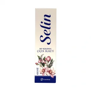 Selin PVC Şişe Kolonya Çiçek Buketi 400 ml