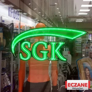 SGK Led Tabela Yeşil
