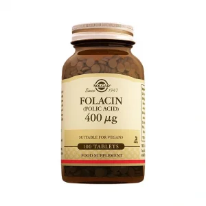 Solgar Folic Acid 400 mcg 100 Tablet